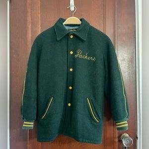 Brill Bros Green Bay Packers Limited Edition Varsity Bomber Jacket Golden Thread